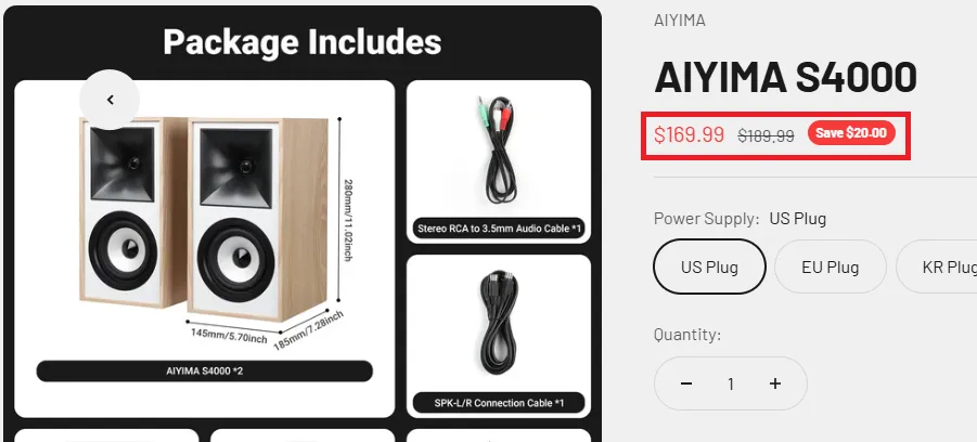 Aiyima 10% off offer